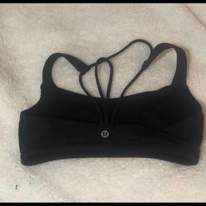 Lululemon Black Sports Bra Size 6
